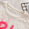 美人度アップ ゆったり スウィート 半袖Tシャツ＜U-8130＞