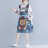 旅行Ｔシャツ 夏 レディース 膝丈 プリント 大きいサイズ ゆったりさらっと涼しい U-656
