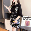 新商品 大人可愛い 大活躍 カジュアル キュートプリント 全2色 半袖Tシャツ＜U-8595＞