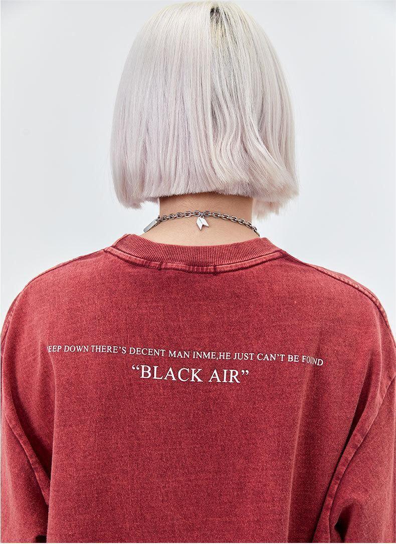 タイドブランド  アメリカンストリート レトロフレームプリントTシャツ<U-2905>