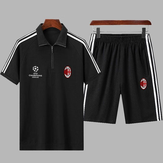 男女兼用 肌触りの良い Tシャツ & ショーツ セットアップ U-13224