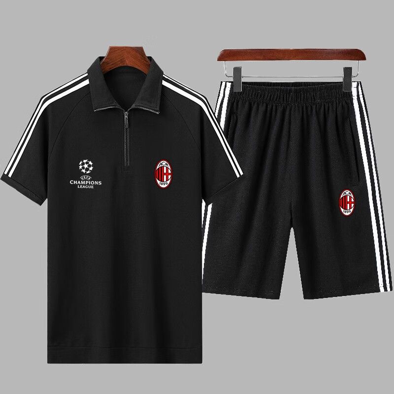 男女兼用 肌触りの良い Tシャツ & ショーツ セットアップ U-13224