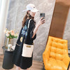 好感度UP ゆったりロング丈 カジュアル 切り替え 三色 半袖Tシャツ＜U-8166＞