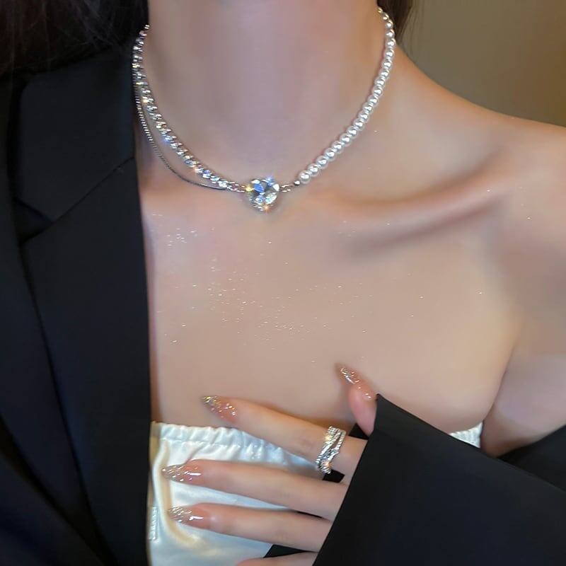 オシャレ度満点 気質溢れる 一目惚れ ネックレス アクセサリー＜isf-3680＞