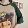 話題沸騰中 ビッグロゴ お勧めカラーマッチング ゆったり 半袖Tシャツ＜U-8350＞