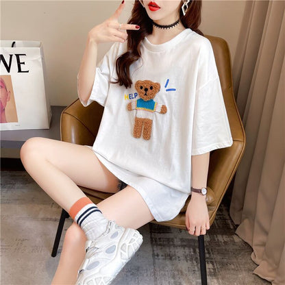 海外トレンド 海外トレンド 美人度アップ 好感度UP カジュアル 全3色 半袖 Tシャツ ＜U-11644＞