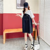 スタイリッシュ プリント 一目惚れ Tシャツ カットソー ワンピース＜U-3477＞