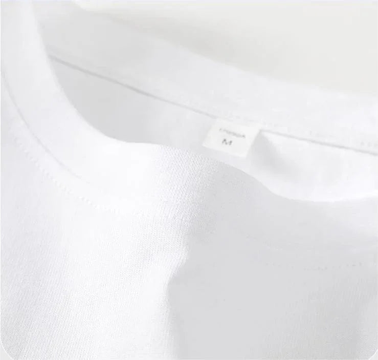 ユニセックスピュアコットン漫画プリント半袖Tシャツ<U-5115>