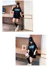組み合わせやすい アルファベット 数字ロゴ プリントTシャツ ゆったり半袖＜U-6527＞