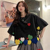 キュート 早い者勝ち 絶対流行 カジュアル Tシャツ<U-11526>