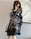 高級感  エレガント ルーズ カーディガン<isf-5311>