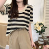 オシャレ度満点 好感度満載 ボーダー柄 Tシャツ カットソー＜isf-3232＞