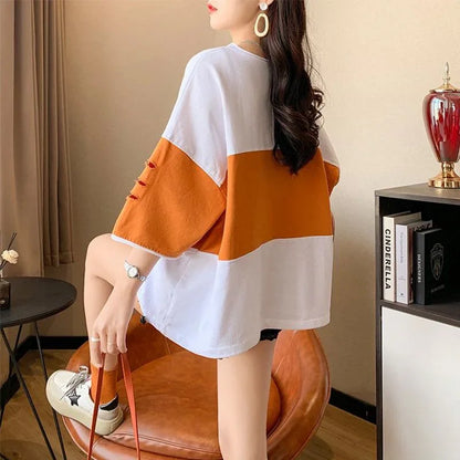 オシャレ度満点 3色選択可 美感いっぱい Tシャツ カットソー＜U-3042＞