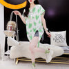ゆったり感アップ 3色選択可 オシャレ度満点 プリント Tシャツ カットソー＜U-3100＞