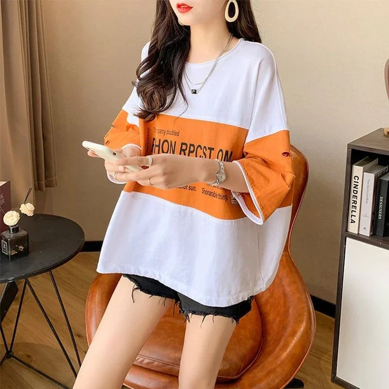 オシャレ度満点 3色選択可 美感いっぱい Tシャツ カットソー＜U-3042＞