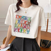 オシャレ度満点 切り替え 着心地抜群 プリント Tシャツ カットソー＜U-3408＞