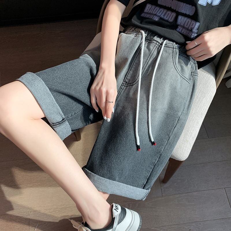 絶対欲しい オシャレ度満点 ゆったり感アップ ディップダイ デニム パンツ＜U-8303＞