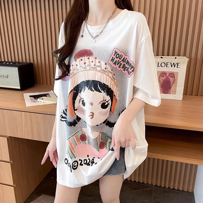 新作 特別デザイン アバンギャルド プリント全3色 半袖Tシャツ カットソー ＜U-8605＞