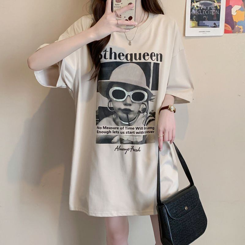 話題沸騰中 レース アバンギャルド 切り替え ホットダイヤモンド 3色選択 半袖Tシャツ＜U-8547＞