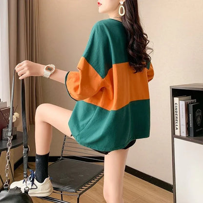オシャレ度満点 3色選択可 美感いっぱい Tシャツ カットソー＜U-3042＞