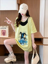 キュート 美人度アップ おすすめ 好感度UP カジュアル 全4色 半袖 Tシャツ ＜U-11157＞