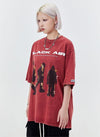 タイドブランド  アメリカンストリート レトロフレームプリントTシャツ<U-2905>