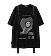 話題沸騰中 特別デザイン スタイルアップ効果抜群 ゆったり 男女兼用 半袖Tシャツ＜U-9060＞