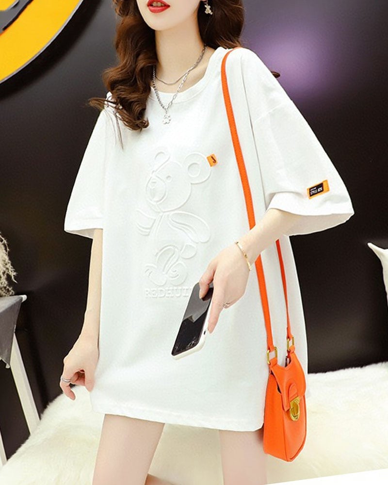 オシャレ度満点 カジュアル 上質 全5色 Tシャツ カットソー＜U-8457＞