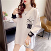 美感いっぱい 切り替え 好感度満載 プリント Tシャツ カットソー＜U-3661＞