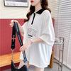 カジュアル 切り替え 着心地抜群 プリント Tシャツ カットソー＜U-3622＞
