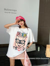 豊富な品揃え カジュアル ファッション プリント 半袖Tシャツ<U-4915>