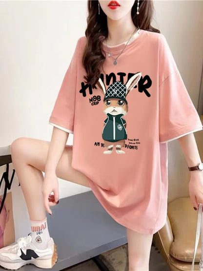 絶対欲しい プリント全4色 着心地抜群 Tシャツ カットソー＜U-8701＞