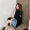 個性的なデザイン 2色選択可 一目惚れ レイヤード風 Tシャツ カットソー＜U-8286＞