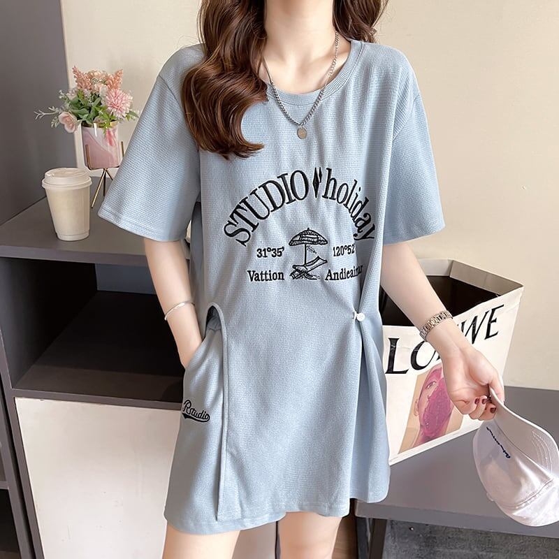 着心地抜群 切り替え 女性力を高める Tシャツ＋ショートパンツ セットアップ＜U-3612＞