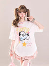 定番シンプル 絶対流行 売れ筋 早い者勝ち カジュアル 2色選択 Tシャツ<U-11462>