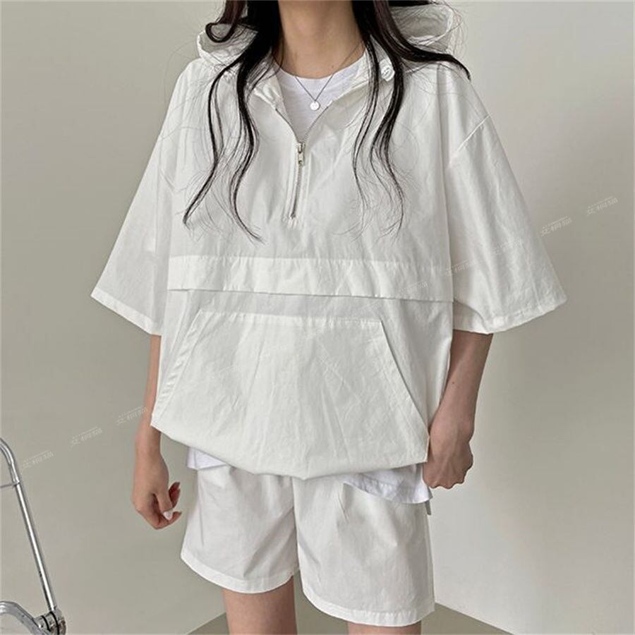 今季マストバイ カジュアル 真夏も快適 4色 半袖 Tシャツ ショートパンツ セットアップ ＜U-11156＞