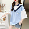 着心地抜群 切り替え 女性力を高める Tシャツ カットソー＜U-3299＞