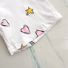 オシャレ度満点 切り替え 一目惚れ プリント Tシャツ カットソー＜U-3482＞