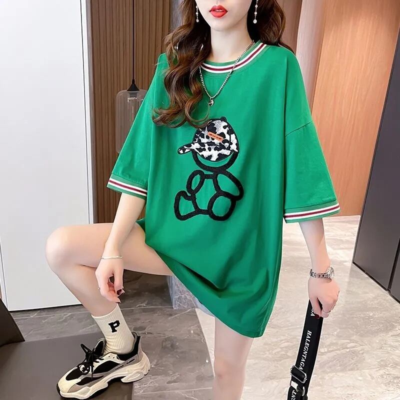 定番シンプル 好感度UP 海外トレンド カジュアル 全3色 半袖 Tシャツ ＜U-11486＞