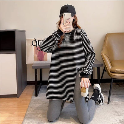 デザイン感 切り替え チャーミング プリント Tシャツ カットソー＜U-3658＞