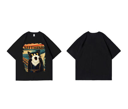 絶対欲しい デザイン性抜群 売り切れ必至 ファッション プリント 4色選択 半袖Tシャツ＜U-9293＞