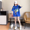 個性的なデザイン 3色選択可 一目惚れ プリント Tシャツ カットソー＜U-3062＞