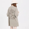 おすすめ 感満々 柔らかくて優しい印象 タイルアップ プリント 4色選択 半袖Tシャツ＜U-9317＞