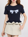 売れ筋 大好評 エレガント 好感度UP カジュアル Tシャツ＜U-12081＞