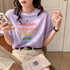 ゆったり感アップ 切り替え オシャレ度満点 プリント Tシャツ カットソー＜U-3404＞