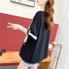 着心地抜群 切り替え 女性力を高める プリント Tシャツ カットソー＜U-3524＞