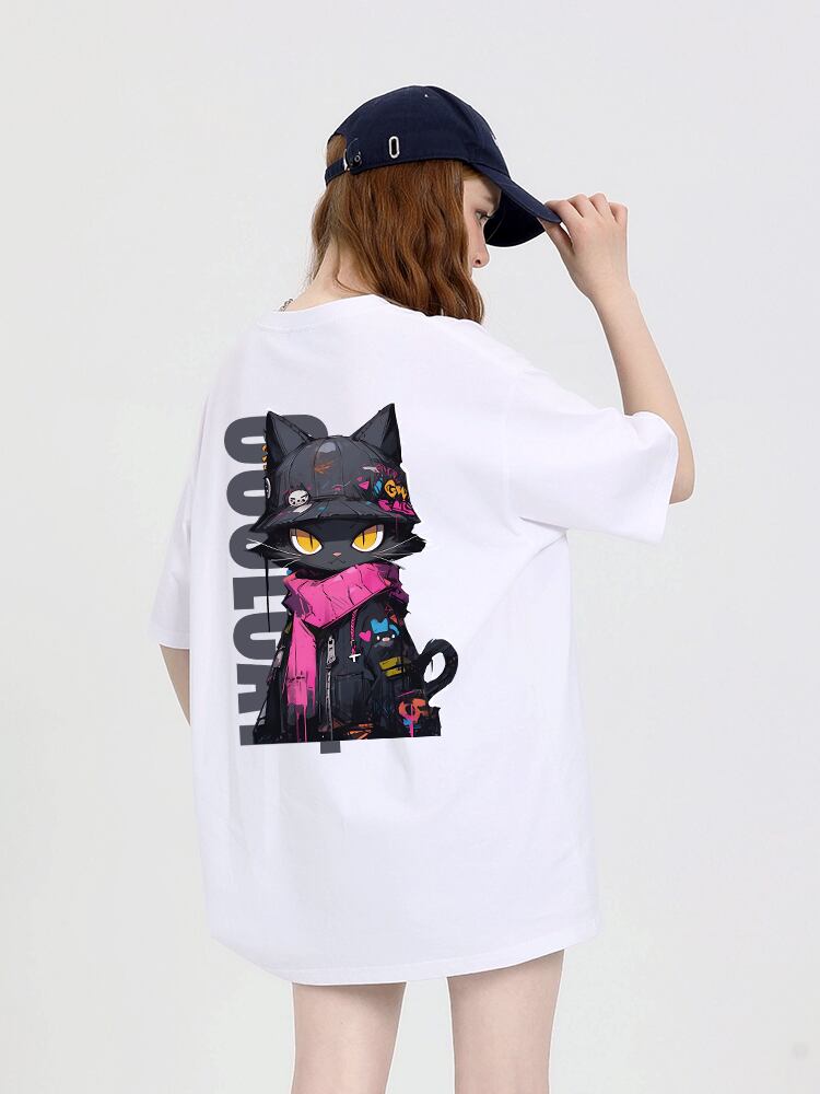 絶対欲しい 絶対流行 キュート 早い者勝ち カジュアル 2色選択 Tシャツ<U-11137>