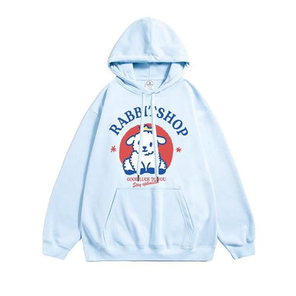 【裏起毛】 肌触り抜群 sweet系可愛い カジュアル プリント 8色選択 男女兼用 パーカー<U-10606>