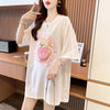 美人度アップ 好感度UP 海外トレンド カジュアル 全3色 半袖 Tシャツ ＜U-11641＞