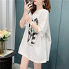 オシャレ度満点 切り替え 好感度満載 プリント Tシャツ カットソー＜U-3672＞